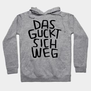 Das guckt sich weg, Lustiger Handwerker Spruch Hoodie